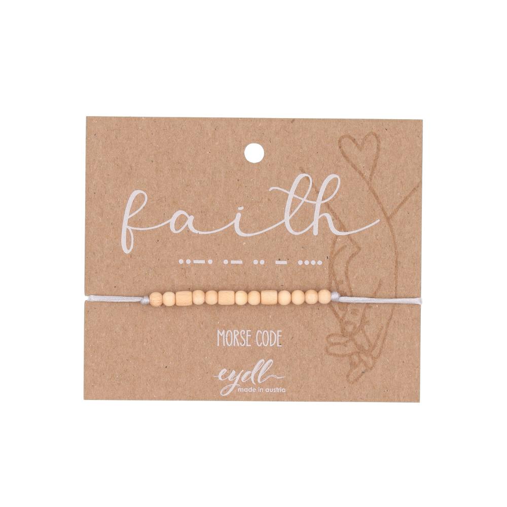 Faith | Morse Code Armband