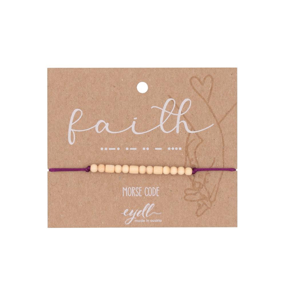 Faith | Morse Code Armband