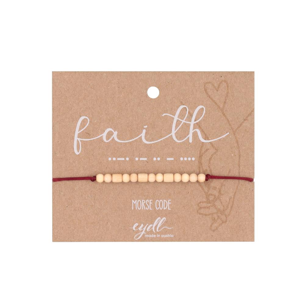 Faith | Morse Code Armband