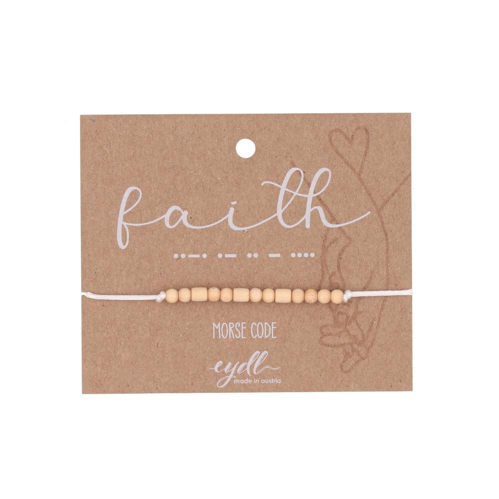 Faith | Morse Code Armband