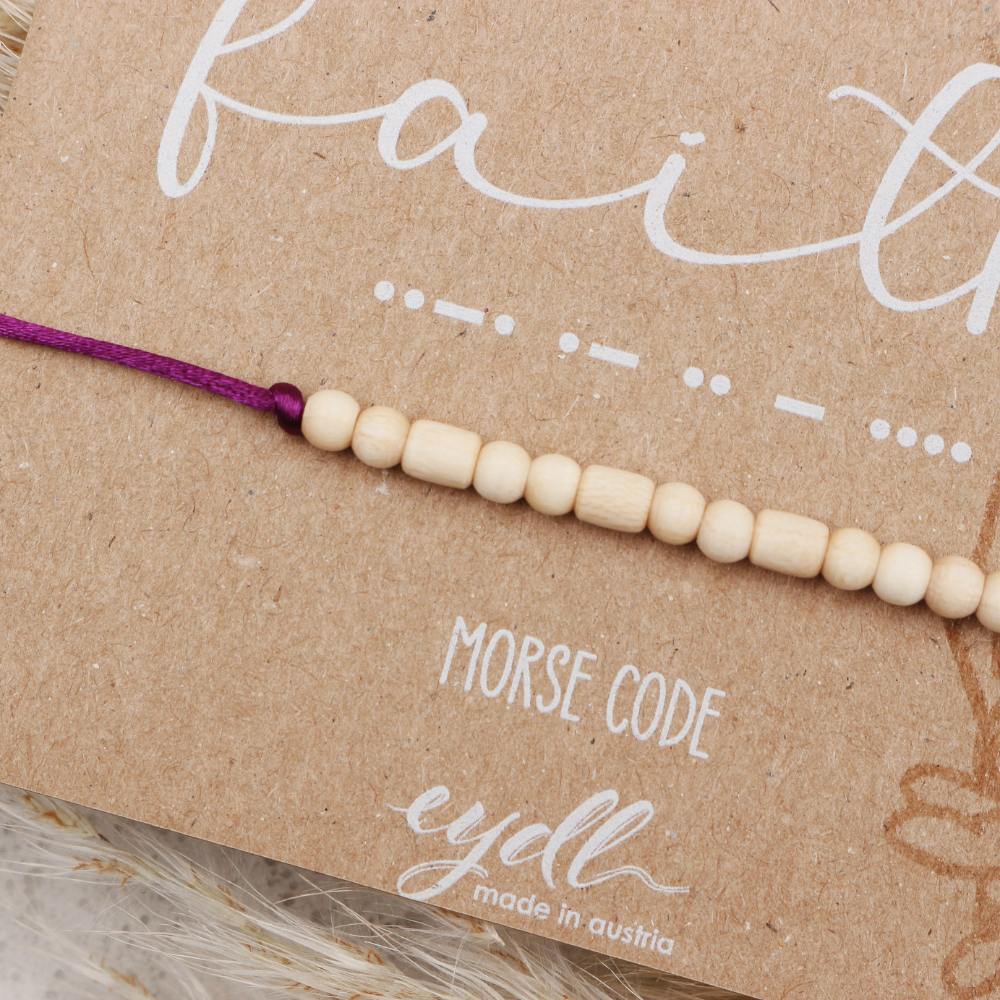 Faith | Morse Code Armband