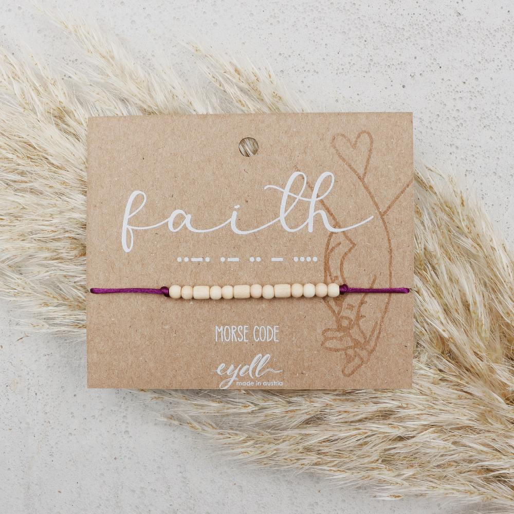 Faith | Morse Code Armband