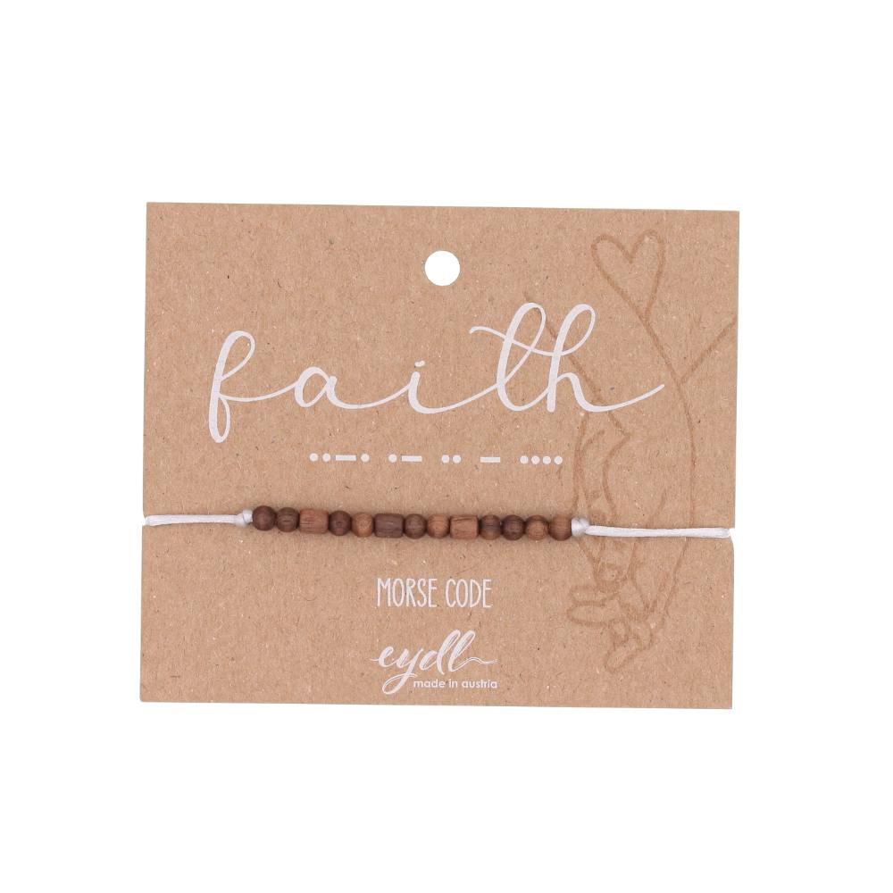 Faith | Morse Code Armband