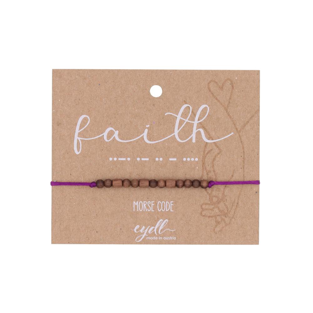 Faith | Morse Code Armband