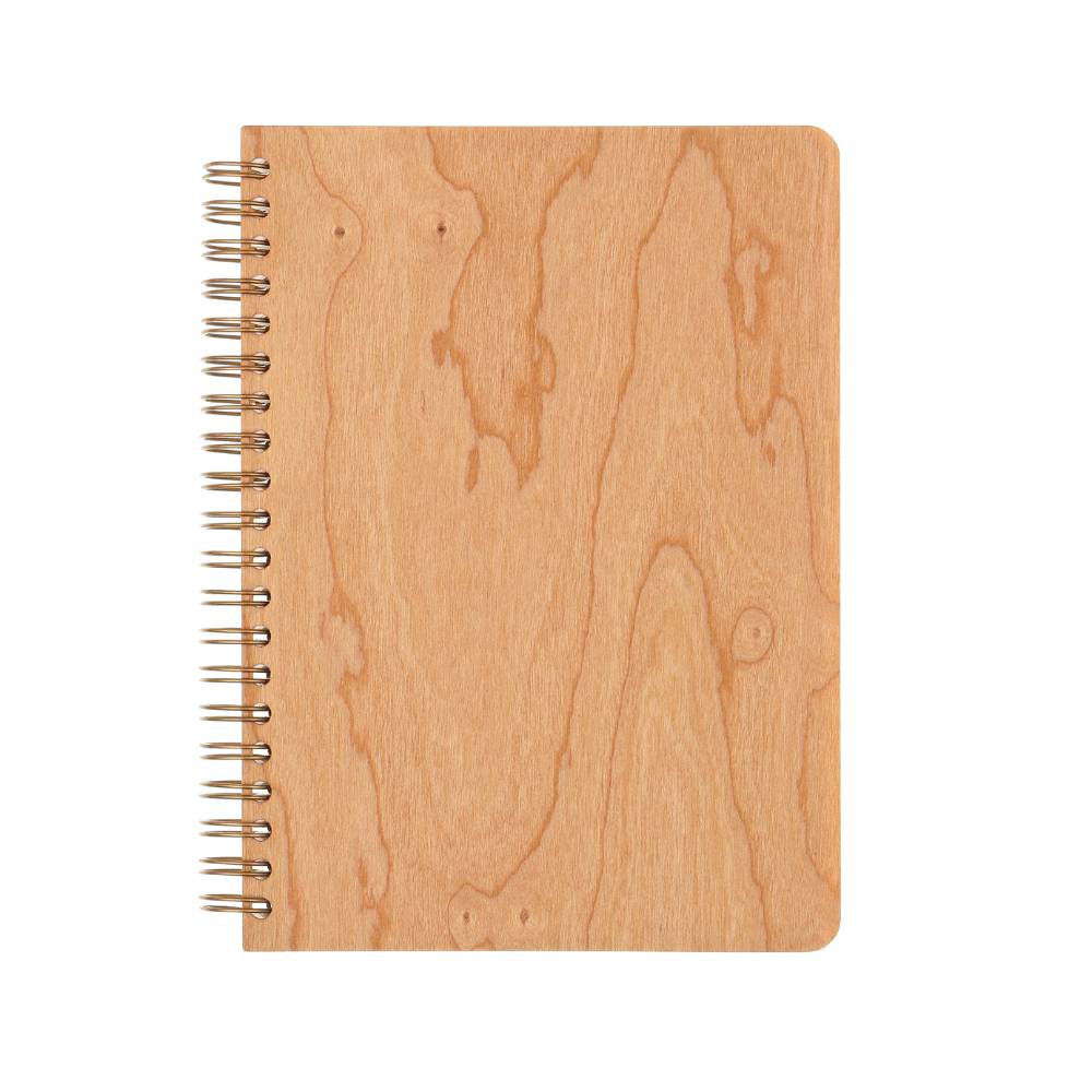 Notizbuch blanko | Kirschholz