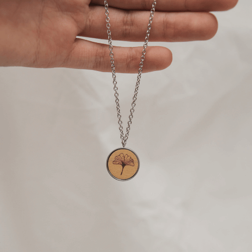 Ginkgo Blatt | Halskette Skyla