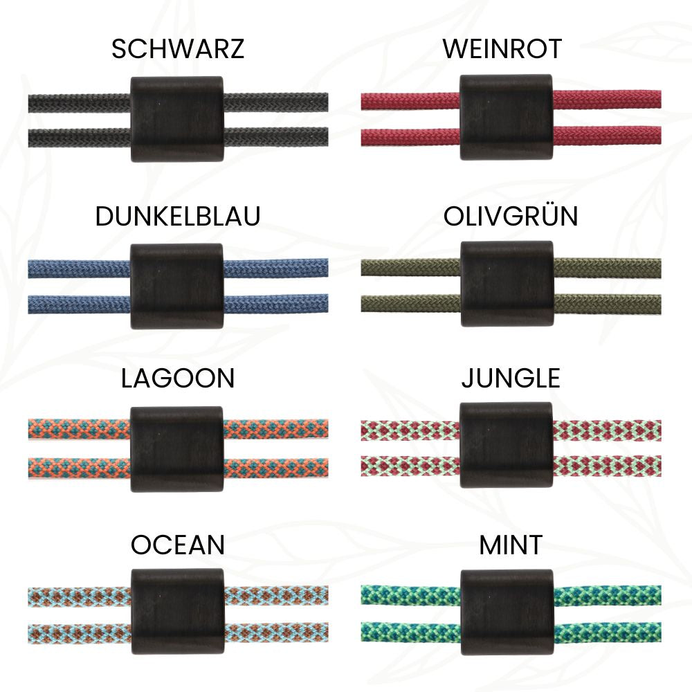 Pfote | Armband Kona Edelstahl schwarz