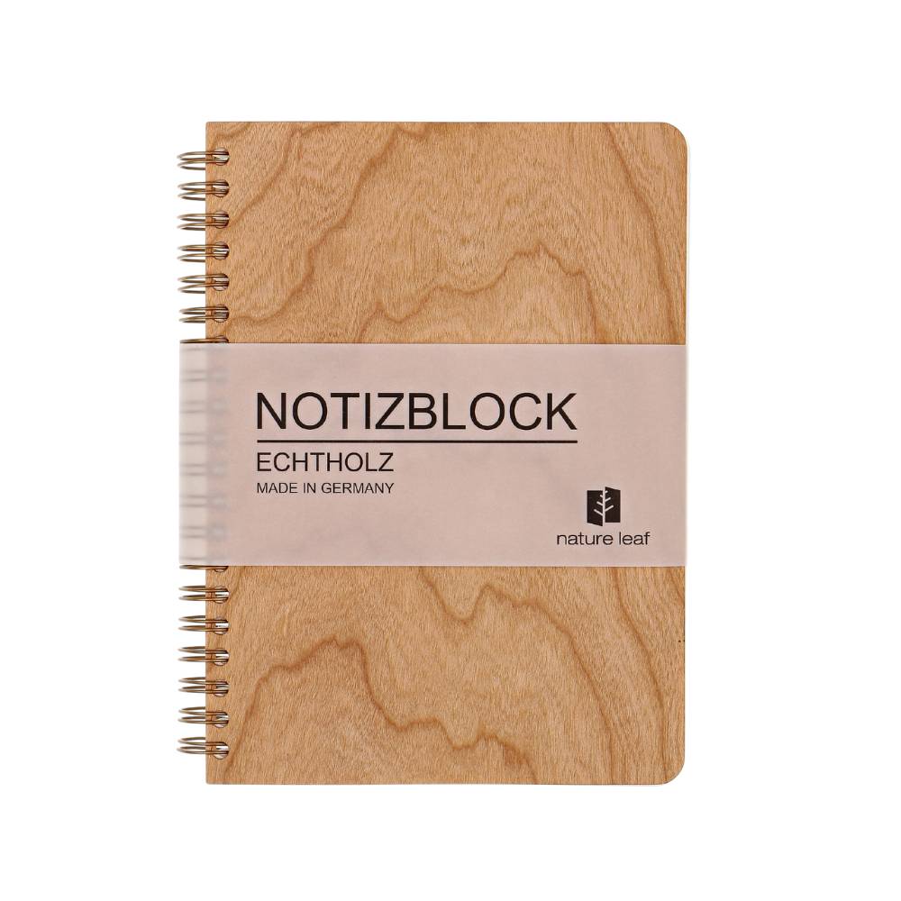 Notizbuch blanko | Kirschholz
